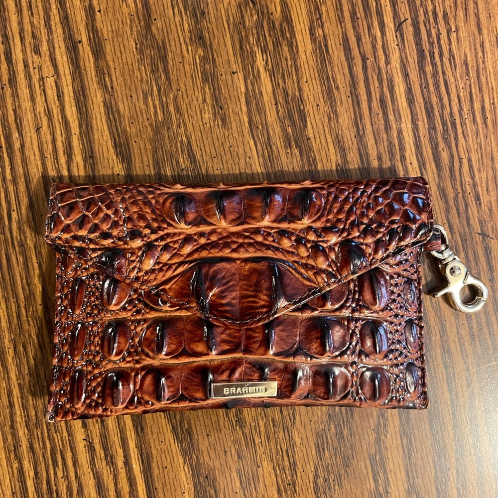BRAHMIN Mask Case Pecan Melbourne